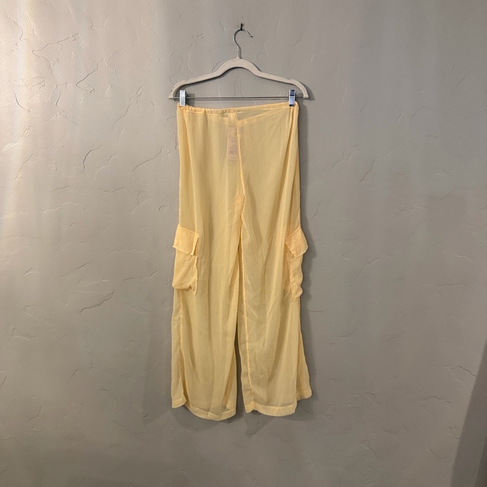 Wild Fable Chiffon Swim Cover Up Cargo Pants XS - Picture 4 of 5